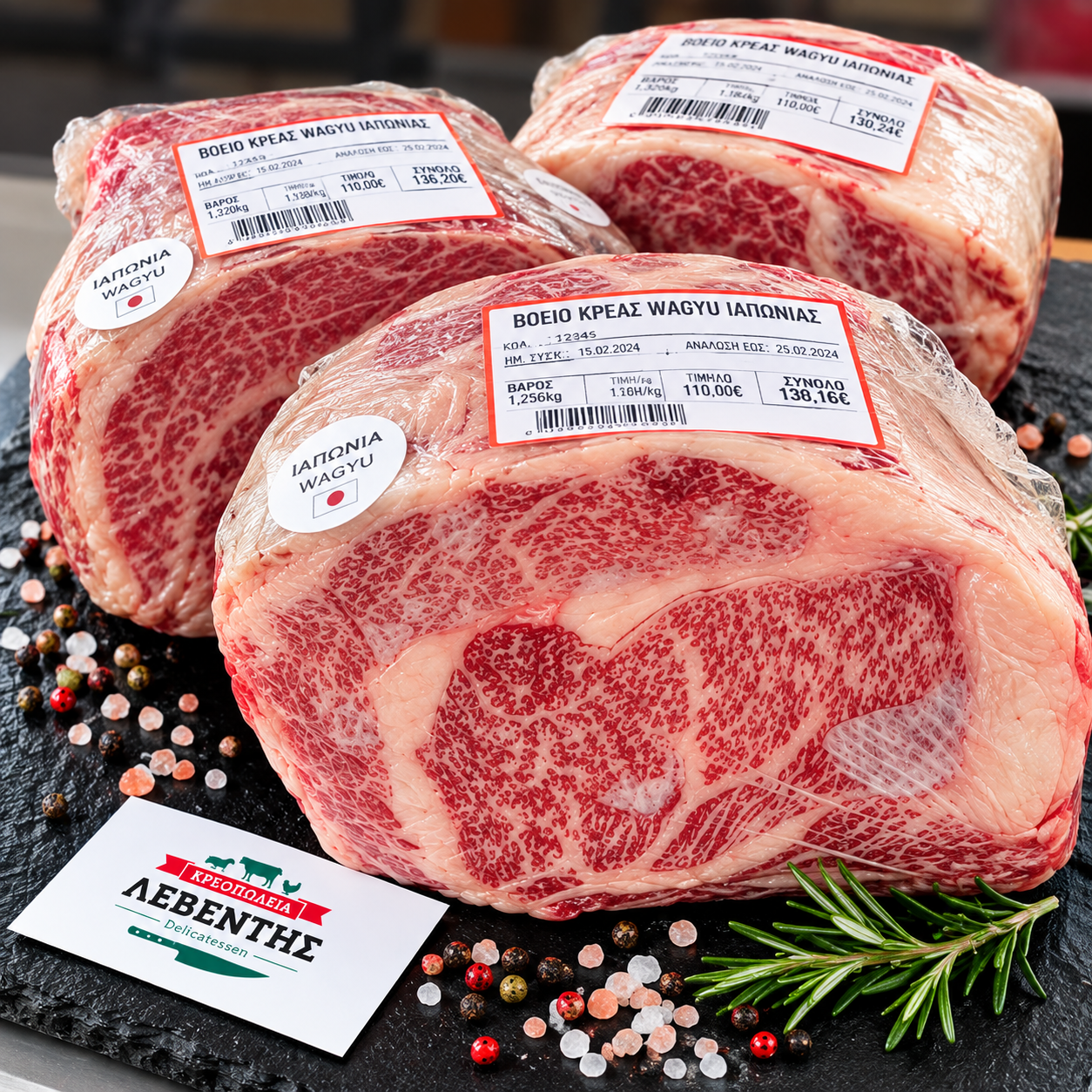 Rib Eye Steak Wagyu Ιαπωνίας A5 (Hokkaido)
