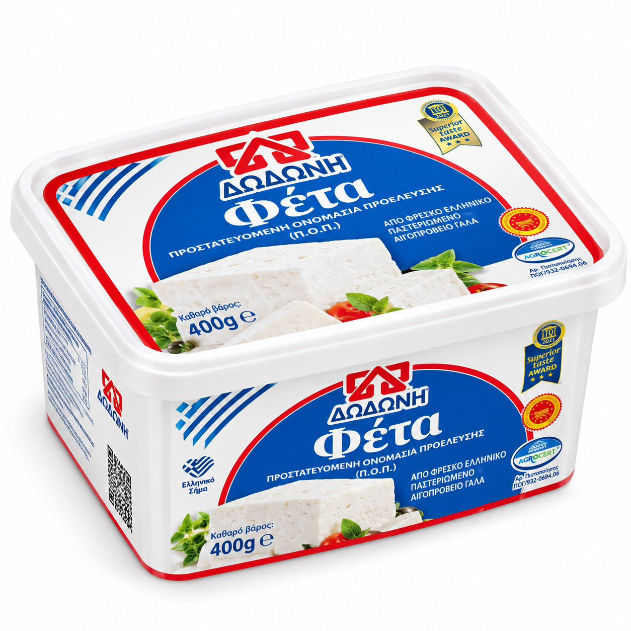 Φέτα Π.Ο.Π. Δωδώνης σε Άλμη 400g
