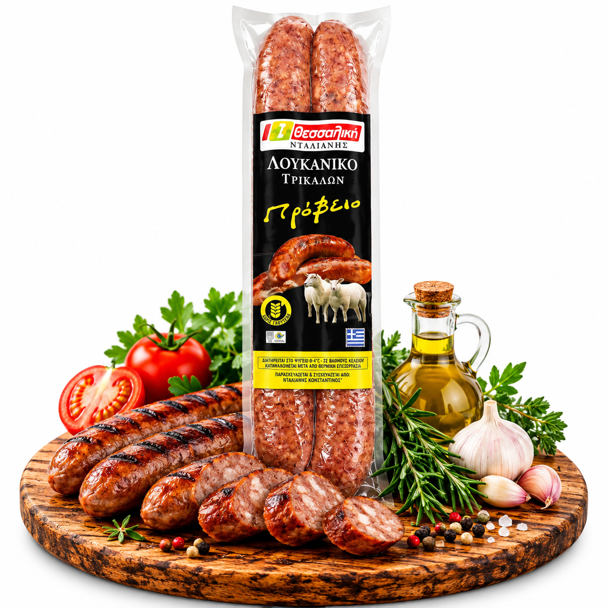 Λουκάνικο Τρικάλων Προβείο Θεσσαλικής 400g.